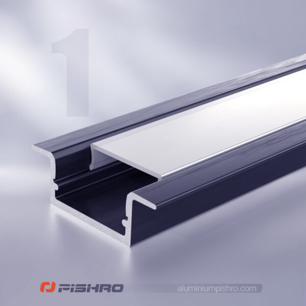 لاین نوری و پروفیل لاین نوری همراه با دیفیوزر کد 1