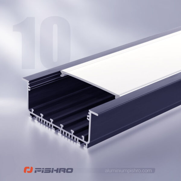 لاین نوری و پروفیل لاین نوری همراه با دیفیوزر کد 10