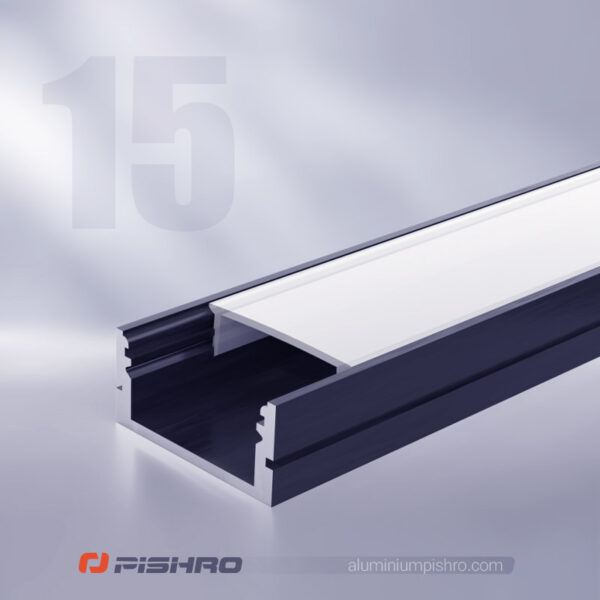 لاین نوری و پروفیل لاین نوری همراه با دیفیوزر کد 15