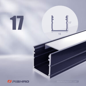 لاین نوری و پروفیل لاین نوری همراه با دیفیوزر کد 17