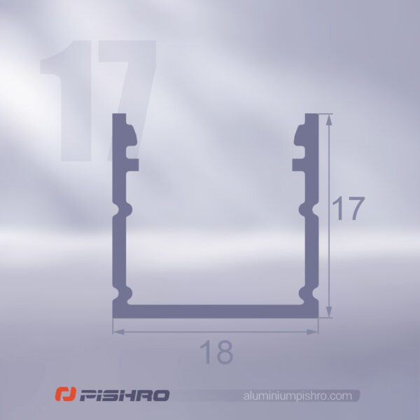 پروفیل لاین نوری روکار کد 17 - Image 2