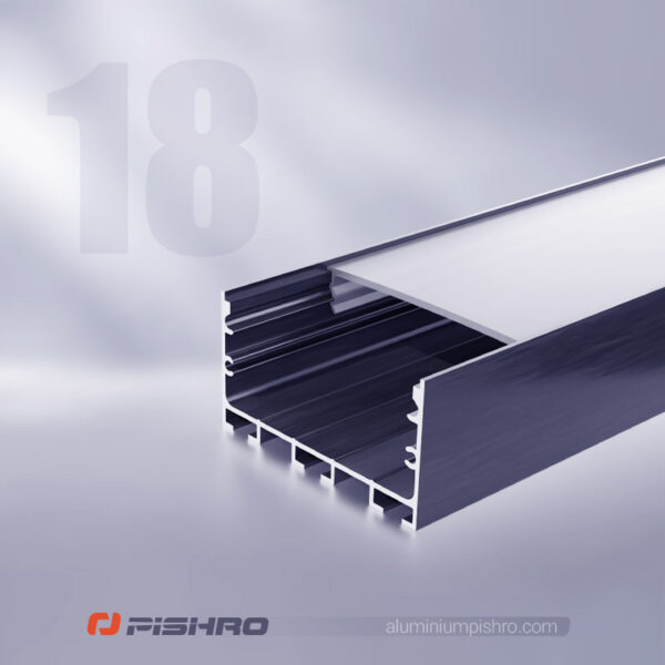 لاین نوری و پروفیل لاین نوری همراه با دیفیوزر کد 18