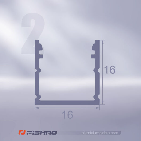 لاین نوری و پروفیل لاین نوری همراه با دیفیوزر کد 2