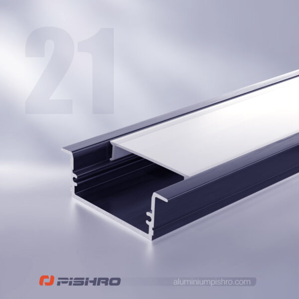 لاین نوری و پروفیل لاین نوری همراه با دیفیوزر کد 21