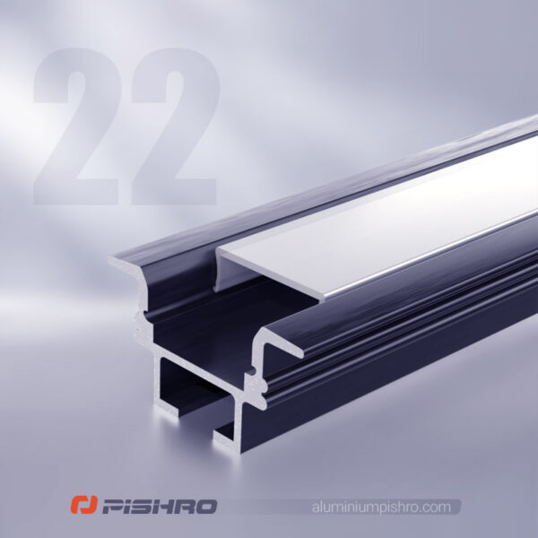 پروفیل لاین نوری توکار کد 22 - Image 3