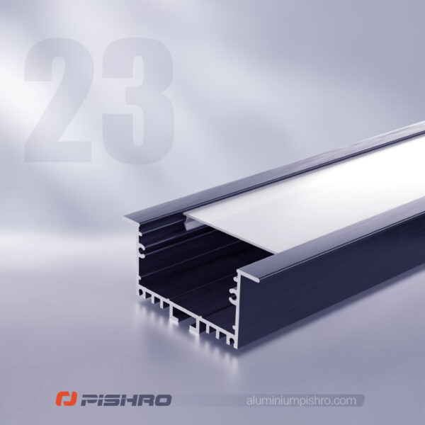 لاین نوری و پروفیل لاین نوری همراه با دیفیوزر کد 23