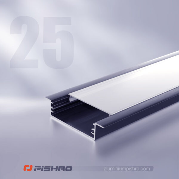 پروفیل لاین نوری توکار کد 25 - Image 3