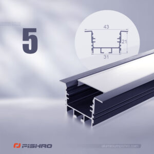 لاین نوری و پروفیل لاین نوری همراه با دیفیوزر کد 5