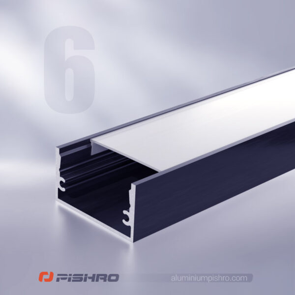 لاین نوری و پروفیل لاین نوری همراه با دیفیوزر کد 6