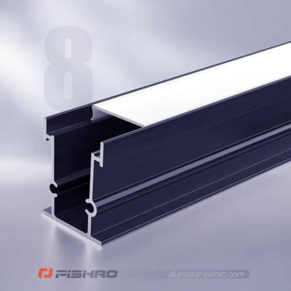 لاین نوری و پروفیل لاین نوری همراه با دیفیوزر کد 8