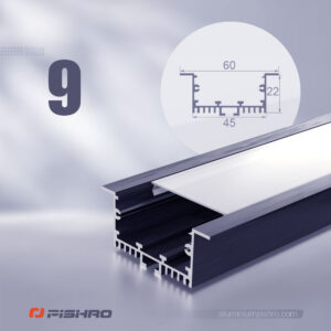 لاین نوری و پروفیل لاین نوری همراه با دیفیوزر کد 9