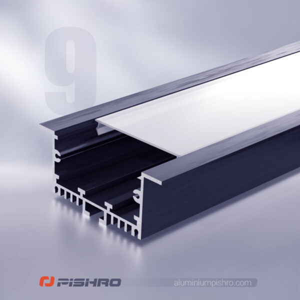 لاین نوری و پروفیل لاین نوری همراه با دیفیوزر کد 9