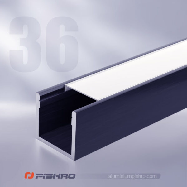 لاین نوری و پروفیل لاین نوری روکار کد 36