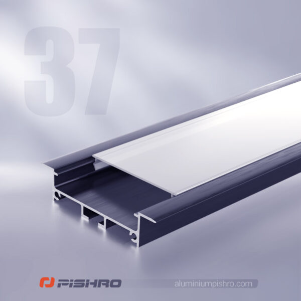 لاین نوری و پروفیل لاین نوری توکار کد 37