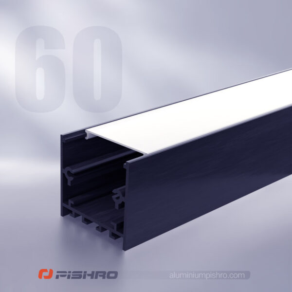 لاین نوری و پروفیل لاین نوری روکار کد 60