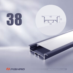 لاین نوری و پروفیل لاین نوری توکار 38 کد