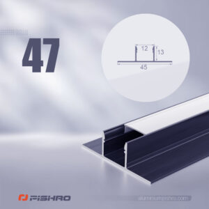 لاین نوری و پروفیل لاین نوری روکار کد 47