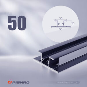 لاین نوری و پروفیل لاین نوری دو طرف نور کد 50