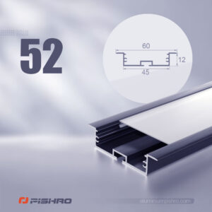 لاین نوری و پروفیل لاین نوری توکار کد 52