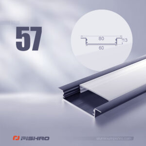 لاین نوری و پروفیل لاین نوری توکار کد 57