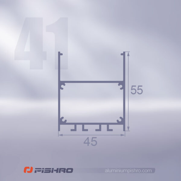 پروفیل لاین نوری آویز کد 41 - Image 2