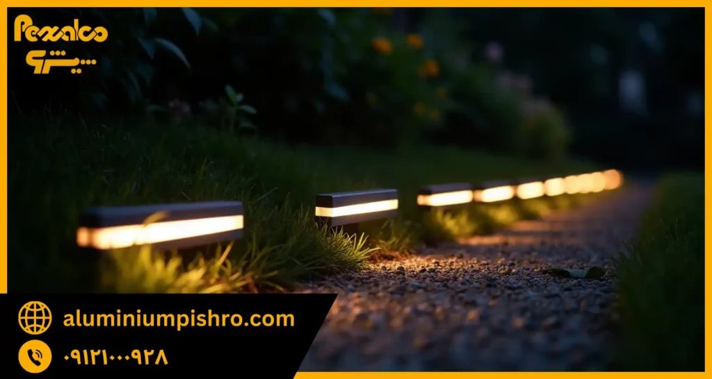 مسیرهای عبور در باغها و حیاطها -