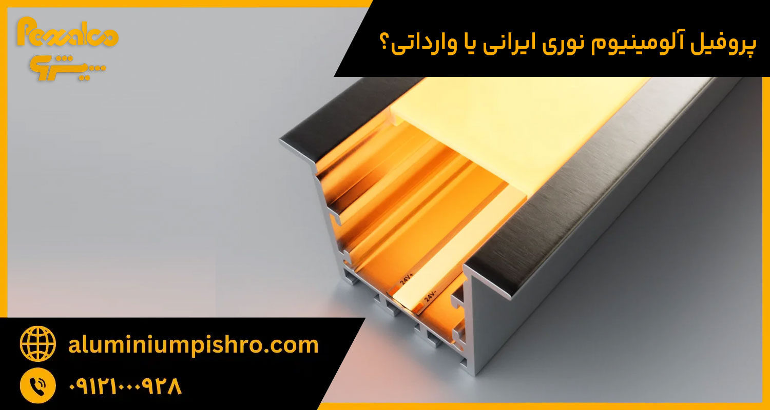 پروفیل آلومینیوم نوری وارداتی